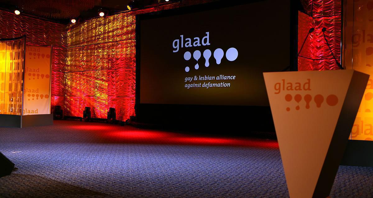 Photo 6 in '20th Annual GLAAD Media Awards' gallery showcasing lighting design by Mike Baldassari of Mike-O-Matic Industries LLC